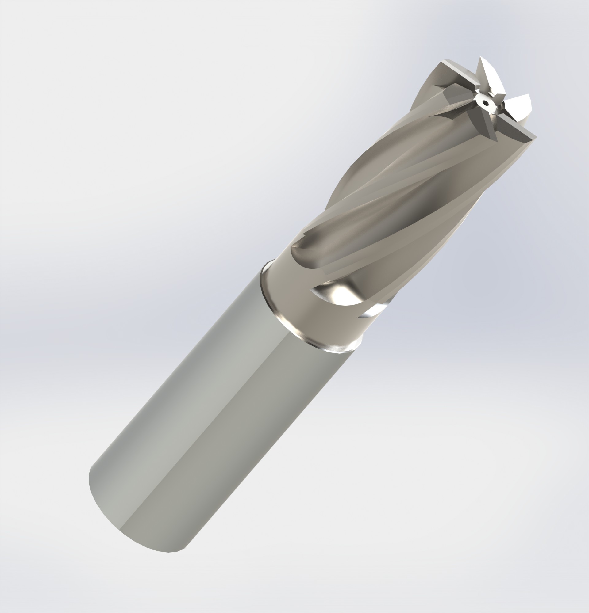 六刃通用立铣刀SolidWorks建模与下载指南
